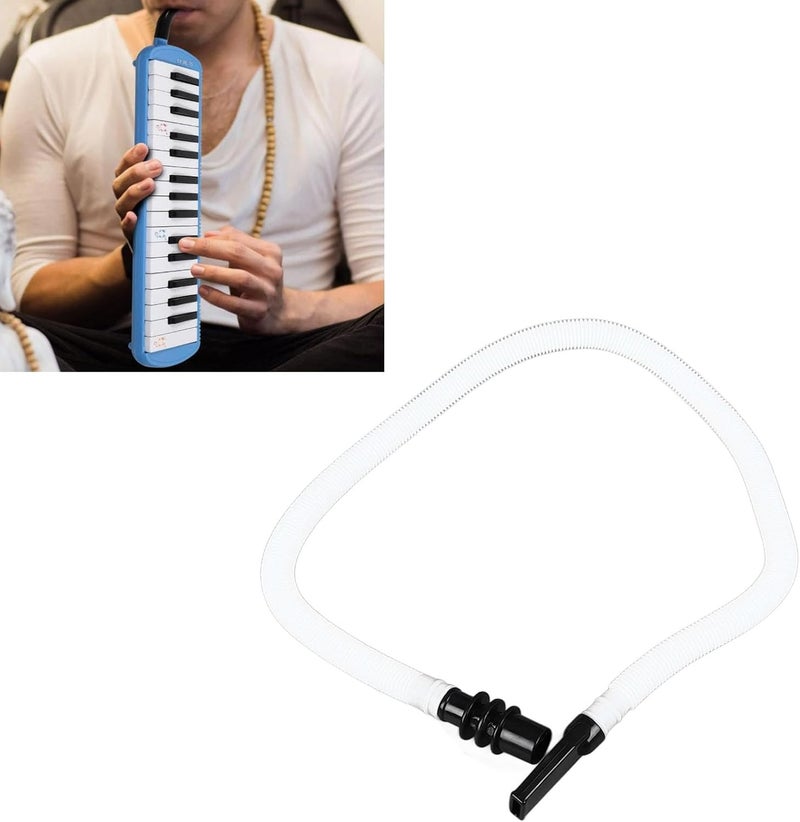 Jectse Professional Melodica Mouthpiece Tube Set for 32 or 37 Melodica, ABS Material, 2 Mouthpieces for Different Timbre, Easy Replacement, Suitable with ABS Resin Material - Image 4